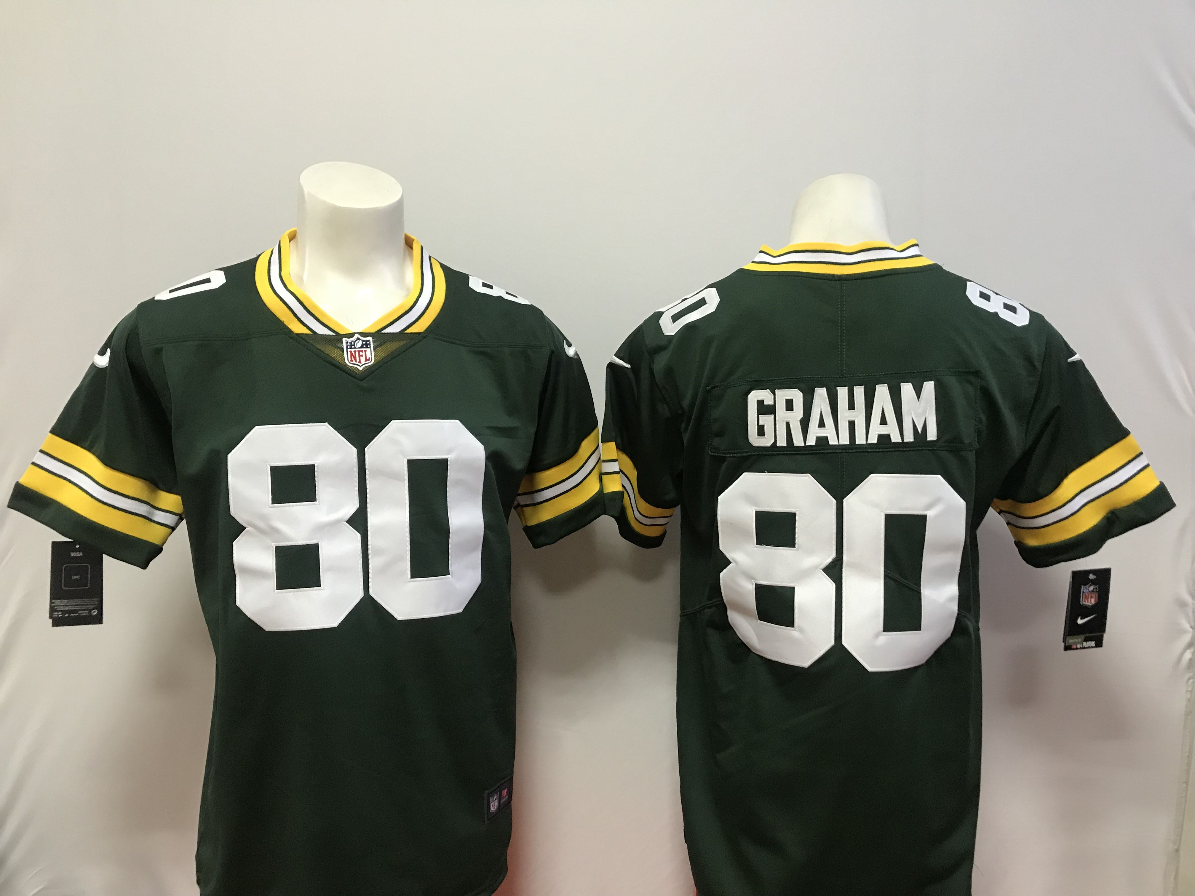 Men Green Bay Packers #80 Graham Green Vapor Untouchable Player Nike Limited NFL Jerseys->new england patriots->NFL Jersey